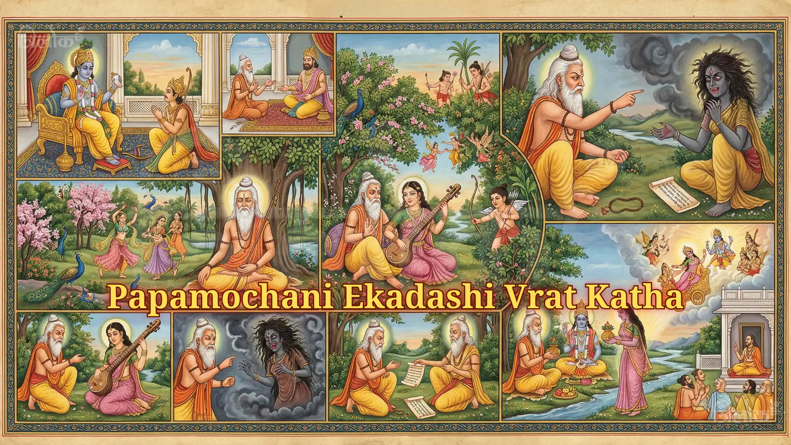 Papamochani Ekadashi Vrat Katha